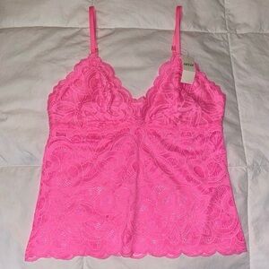 Aerie Pink Lace Camisole